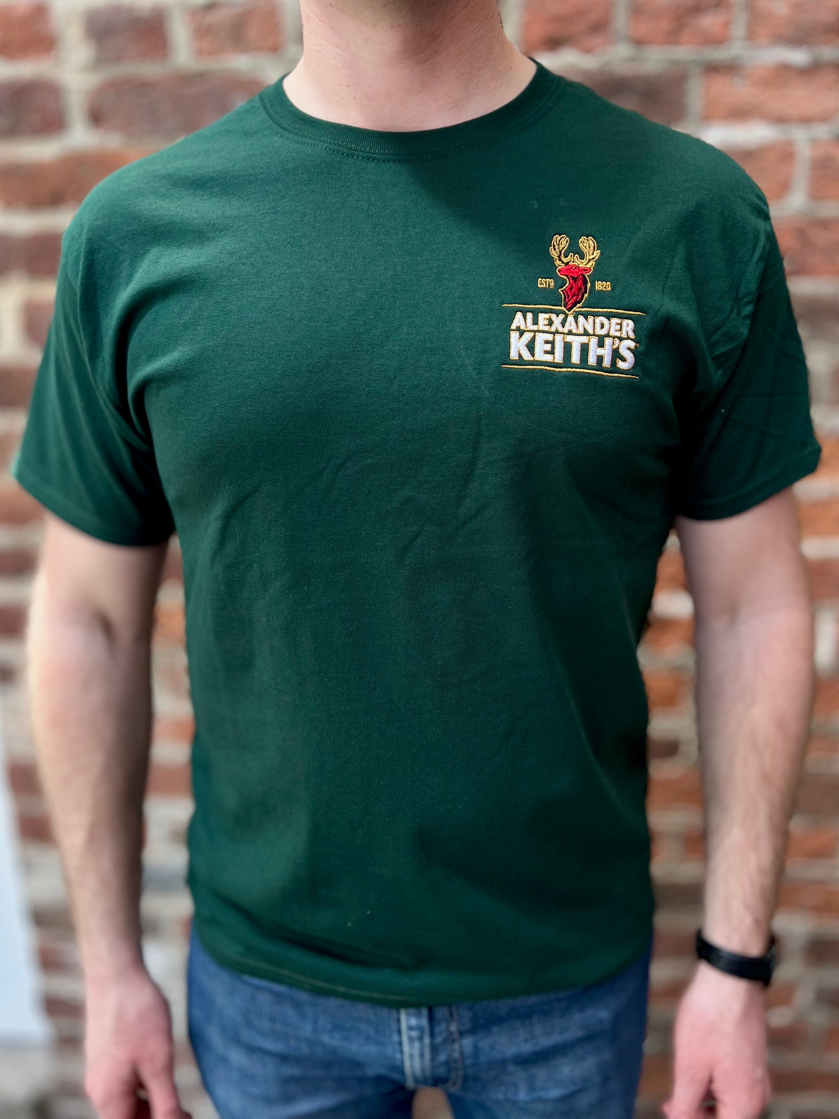 NEW - Embroidered Keith's T-Shirt – Alexander Keiths Merch Site