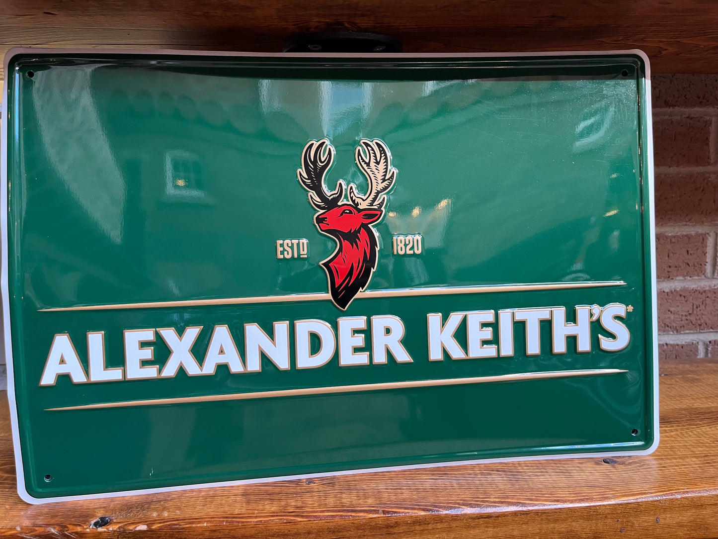 Alexander Keith's Tin Sign