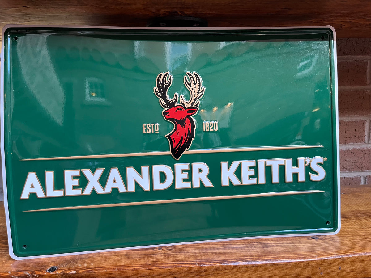 Alexander Keith's Tin Sign – Alexander Keiths Merch Site